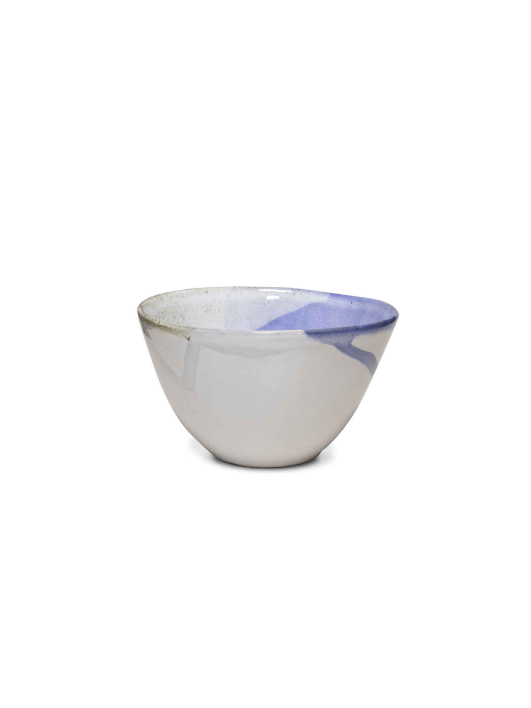 Terrafina Salty Sea lille skål i blå, sand og hvid - håndlavet porcelænsstentøj fra Portugal