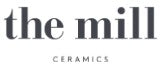 The Mill Ceramics logo sort hvid