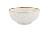 Casa Alegre Rustic Blend hvid skål 17 cm hvid baggrund