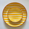 Gul Casa Cubista Bold Stripe medium skål i gul Bold Stripe serveringsskål