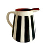 Sort Casa Cubista Bold Stripe kande hvid baggrund