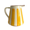Gul Casa Cubista Bold Stripe kande hvid baggrund