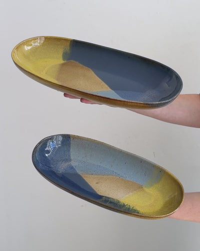 To store ovale fade fra Terrafinas Corals kollektion på video - håndlavet porcelænsstentøj fra Portugal